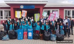 Köy okulundan ‘Sıfır Atık' Projesine destek 