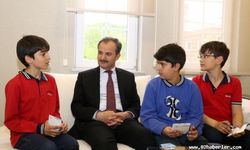 Minik Gazeteciler Başkan Kılınç'la Röportaj Yaptı 