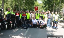  Motosiklet tutkunları jandarmanın yıl dönümünü kutladı 