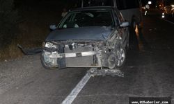Minibüs ile otomobil çarpıştı: 5 yaralı 
