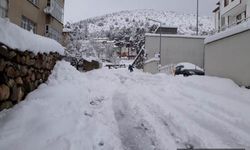 Çelikhan'da Taşımalı Eğitime Kar Engeli