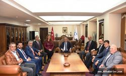 Türk Eğitim-Sen Genel Başkanı Geylan’dan Rektör Turgut’a Ziyaret