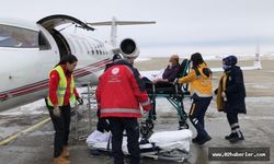 Kalp Hastası Vatandaş Ambulans Uçakla Erzurum’a Sevk Edildi