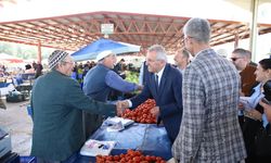 Başkan Aputkan’dan pazarcı esnafına ziyaret