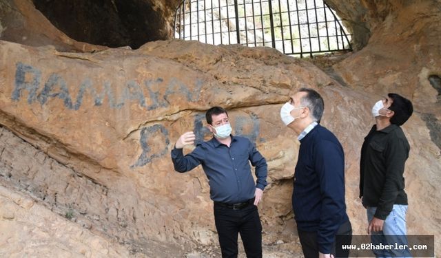 Vali Mahmut Çuhadar Tarihi Palanlı Mağarasını İnceledi