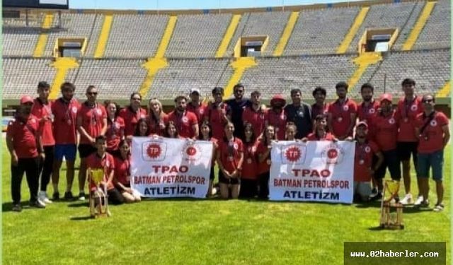 Petrolspor Atletizm takımları Süper lige yükseldi
